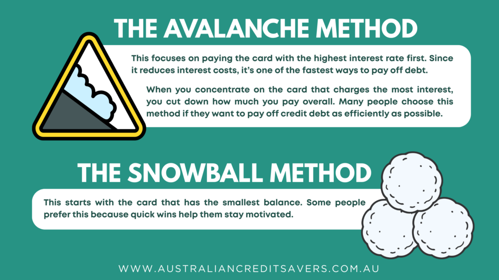 Avalanche Method versus Snowball Method - Pay Off Debts - Australian Credit Savers - Credit Repair Australia (1)