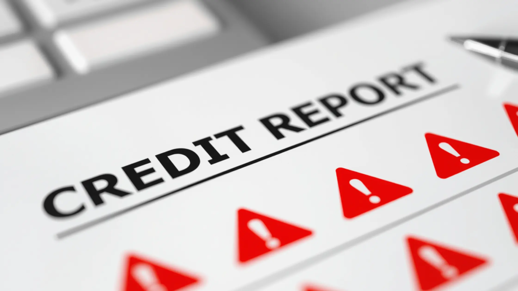 negative items in credit report