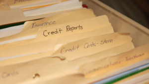 mixed credit file